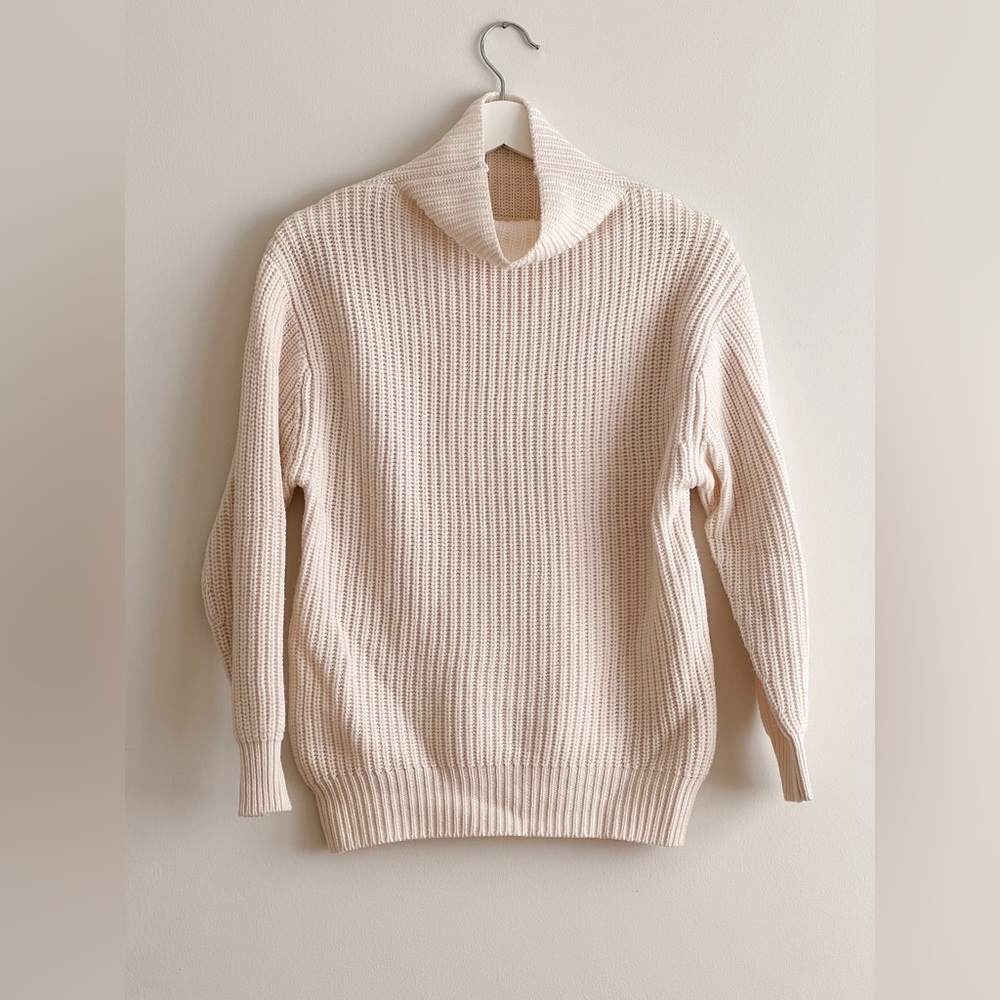 Wilfred Ribbed Funnel Knit | 2XS